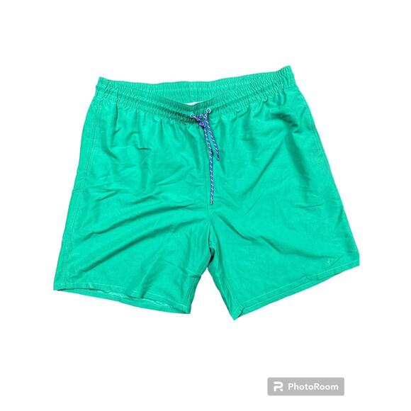 NWT Men's Old Navy Swim Trunks Board‎ Shorts Size Xl Green W/ Drawstring - Picture 1 of 3